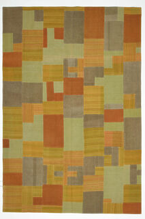 Muted Yellow - Mid Century Vintage Rug - Thumbnail