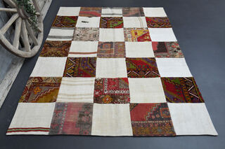 Summer Creation - Vintage Anatolian Carpet - Thumbnail