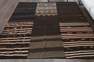 Handmade Vintage Kilim Rug - Thumbnail