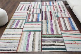 Handmade Vintage Area Rug - Thumbnail