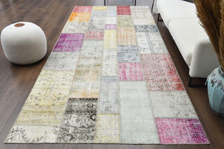 Patchwork Custom Wide Runner Rug - Thumbnail