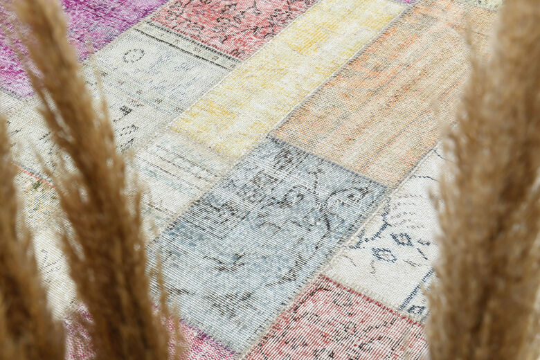 Patchwork Custom Wide Runner Rug