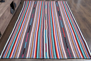 Handmade Vintage Area Rug - Thumbnail