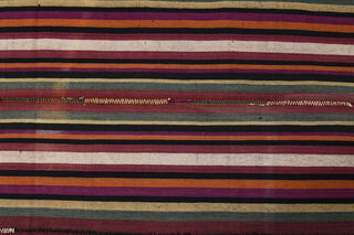 Flatweave Striped Vintage Rug - Thumbnail