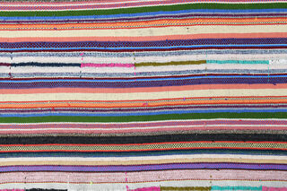 Striped Vintage Kilim Rug - Thumbnail