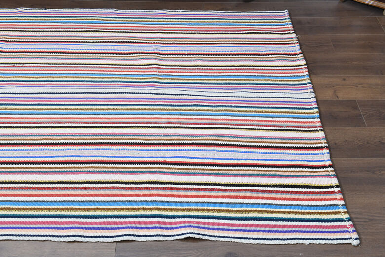 Stiped Flatweave Vintage Rug