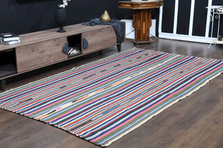 Handmade Vintage Area Rug - Thumbnail