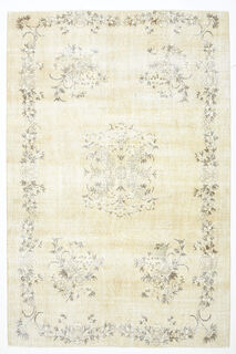 Handmade Vintage Oushak Area Rug - Thumbnail