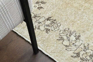 Handmade Vintage Oushak Area Rug - Thumbnail