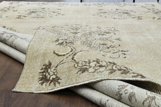 Handmade Vintage Oushak Area Rug - Thumbnail