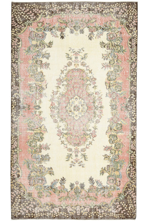 Handmade Vintage Area Anatolian Rug