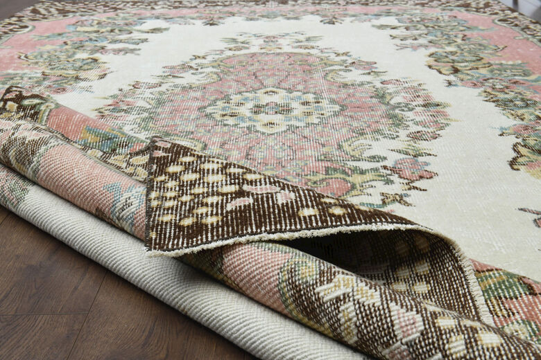 Handmade Vintage Area Anatolian Rug