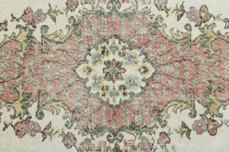 Handmade Vintage Area Anatolian Rug