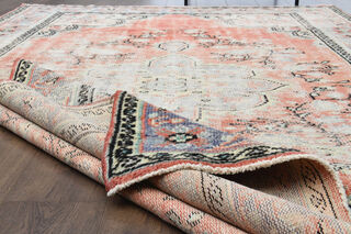 Handmade Vintage Area Anatolian Rug - Thumbnail