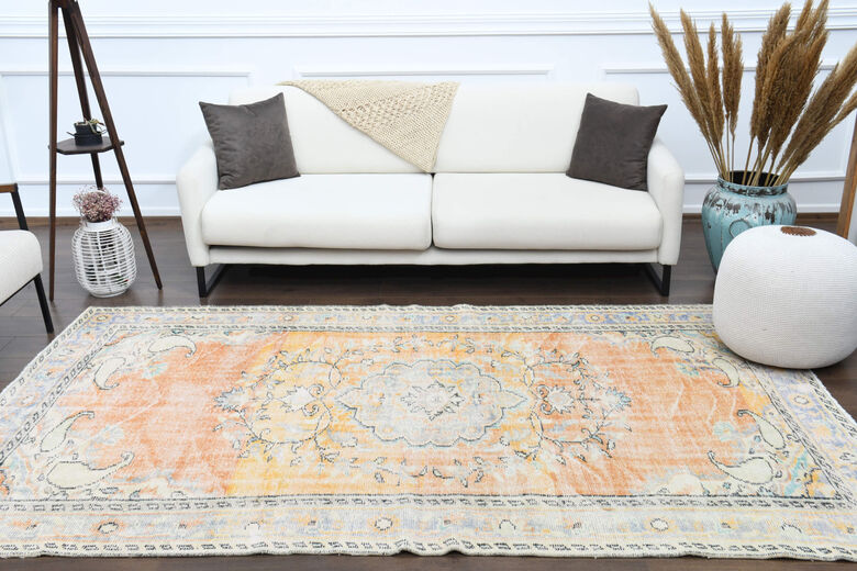 Handmade Anatolian Vintage Area Rug