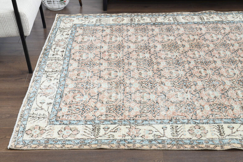 Handmade Vintage Large Area Rug