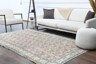 Handmade Vintage Hereke Area Rug - Thumbnail