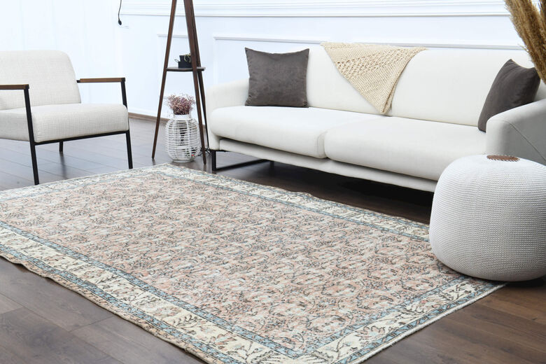 Handmade Vintage Hereke Area Rug