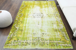 Pistachio - Distressed Vintage Area Rug - Thumbnail