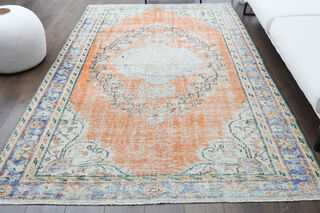 Oriental Antique Anatolian Area Rug - Thumbnail