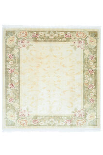 Square Framed Vintage Area Rug - Thumbnail