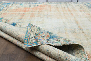 Handmade Antique Distressed Anatolian Area Rug - Thumbnail