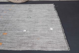 Handmade Vintage Flatweave Rug - Thumbnail