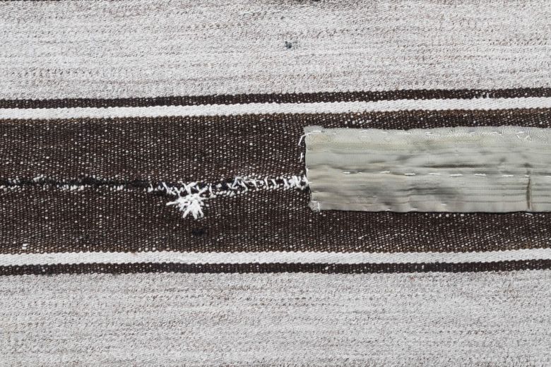 Handmade Vintage Flatweave Rug
