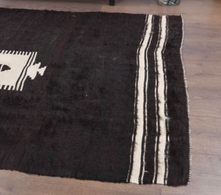 Handmade Vintage Flatweave Rug - Thumbnail