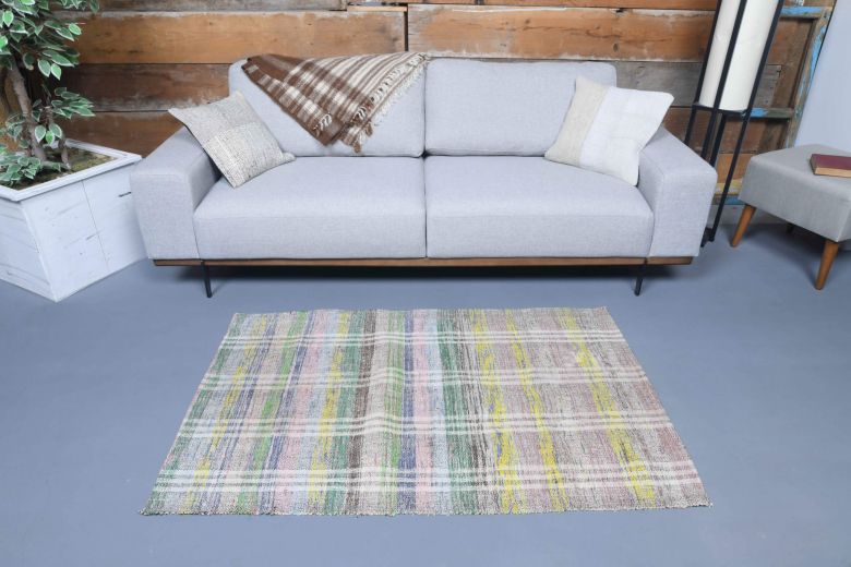 Handmade Vintage Anatolian Rug