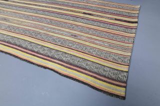 Handmade Vintage Flatweave Rug - Thumbnail