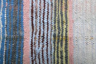 Handmade Vintage Kilim Rug in Pastel Colors - Thumbnail