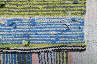 Handmade Vintage Kilim Rug in Pastel Colors - Thumbnail