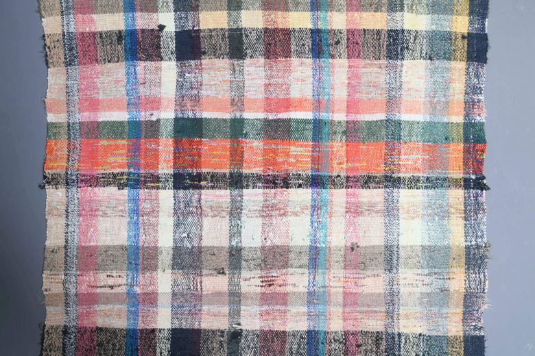 Handmade Vintage Kilim Runner Rug