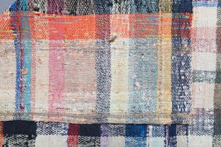 Handmade Vintage Kilim Runner Rug - Thumbnail