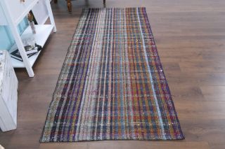 Flatweave Vintage Kilim Rug Runner - Thumbnail