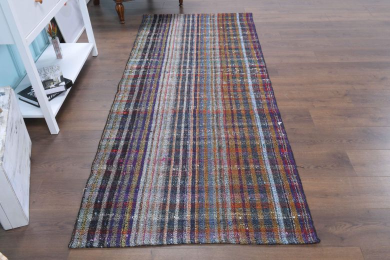 Flatweave Vintage Kilim Rug Runner