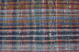 Flatweave Vintage Kilim Rug Runner - Thumbnail