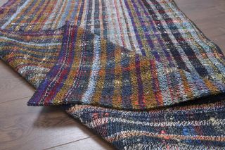 Flatweave Vintage Kilim Rug Runner - Thumbnail