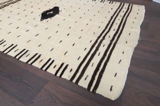 Handmade Vintage Accent Kilim Rug - Thumbnail