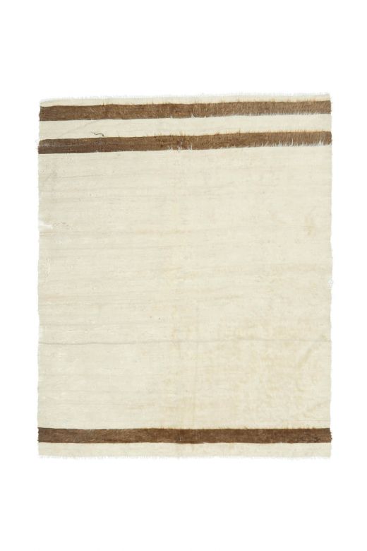 Handmade Vintage Solid Kilim Rug