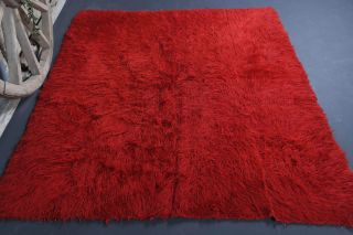 Handmade Vintage Tulu Rug - Thumbnail