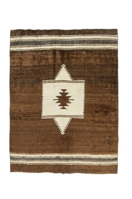 Brown Medallion Rug