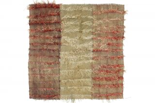 Square Angora Wool Rug - Thumbnail