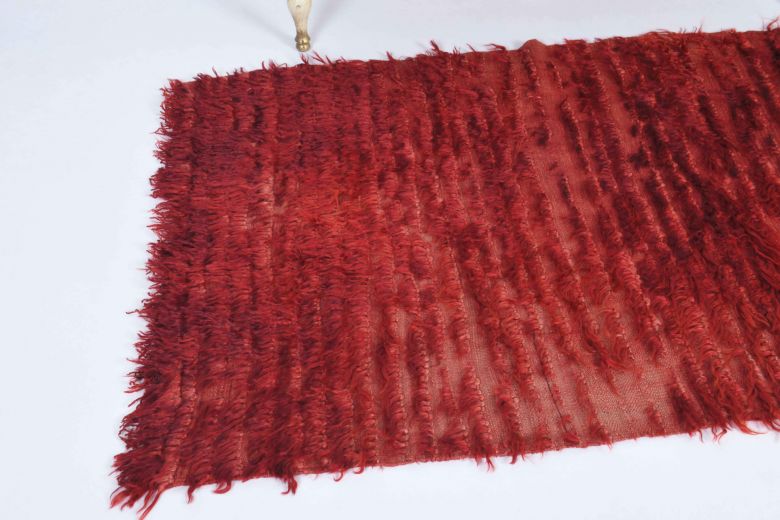 Overdyed Mohair Kilim Rug