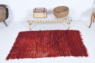 Overdyed Mohair Kilim Rug - Thumbnail