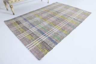 Handmade Vintage Soft Rug - Thumbnail