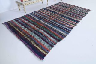 Vintage Kilim Handmade Rug - Thumbnail