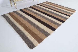 Handmade Vintage Kilim Rug - Thumbnail