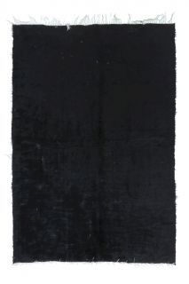 Black Handmade Vintage Rug - Thumbnail